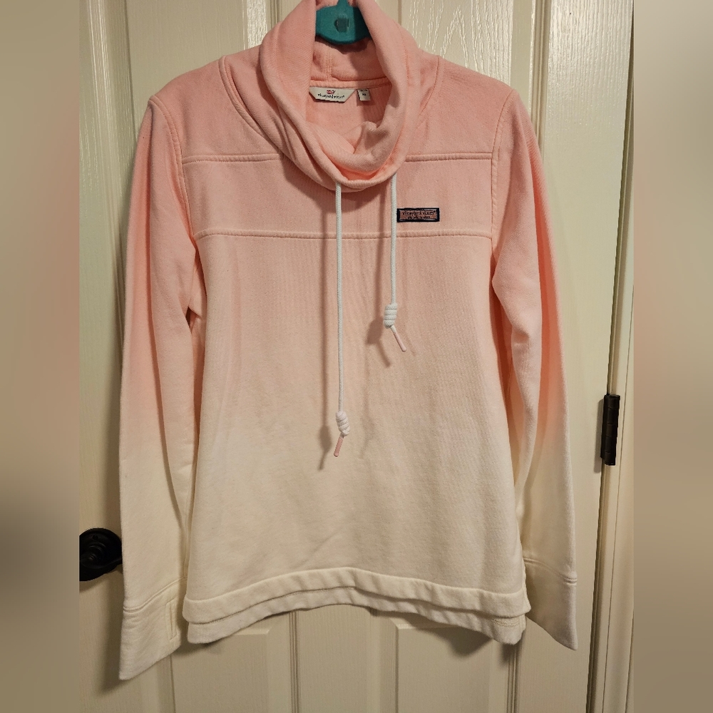 COPY - Vineyard Vines Ombre Sweatshirt, Pink Ombre- Medium